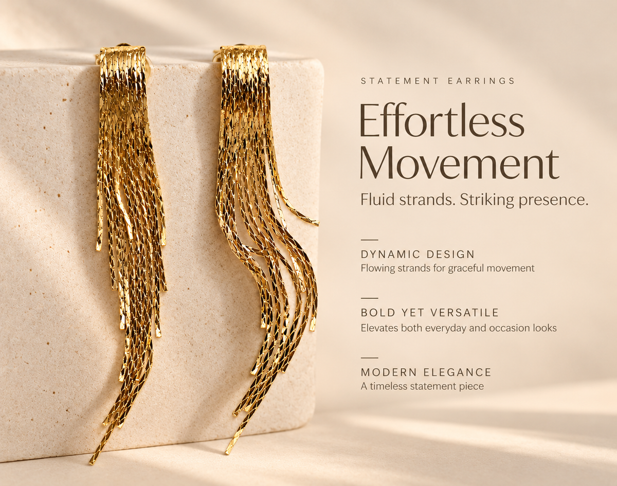 Golden Dazzle Earrings