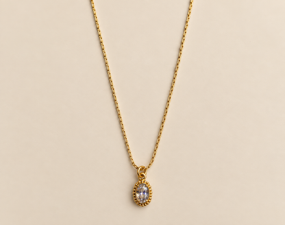 Golden Tear Pendant