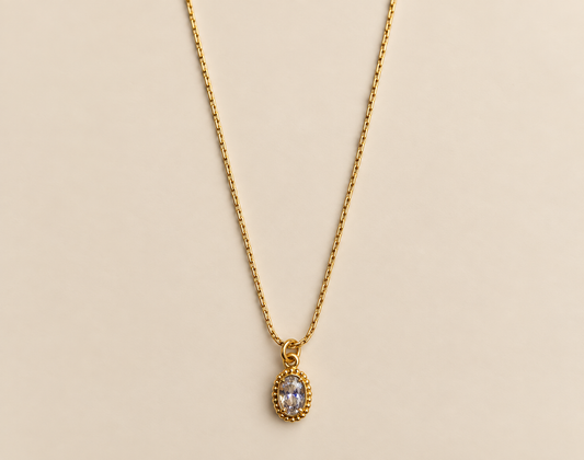 Golden Tear Pendant