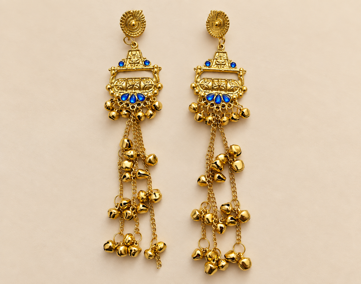 Kashmiri Rivayat Jhumkas