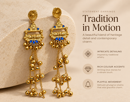 Kashmiri Rivayat Jhumkas