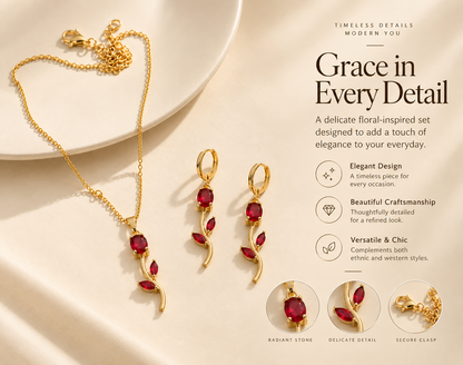 Gulnaar Vine Jewellery Set