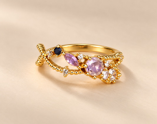 Lavender Royale Statement Ring