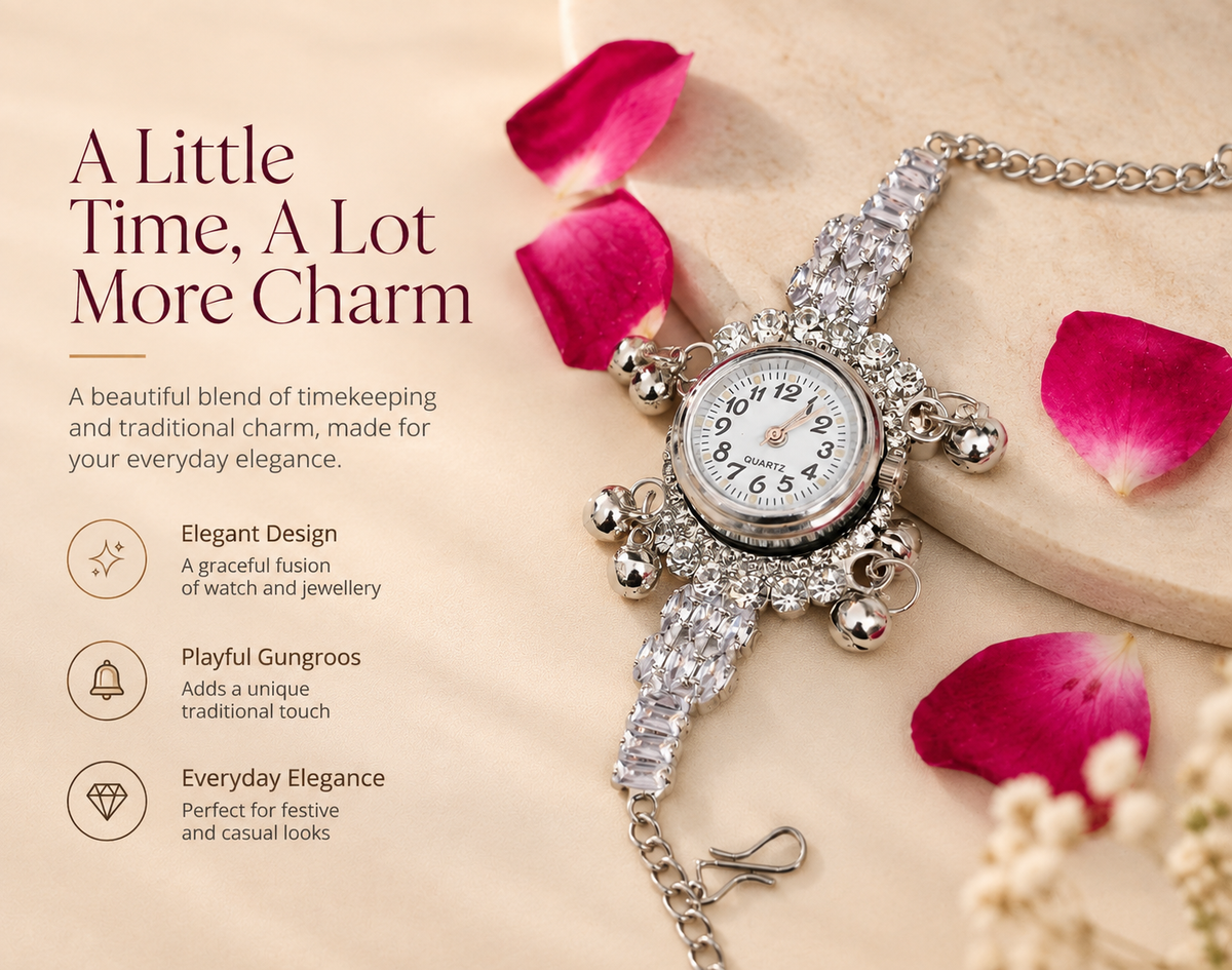Noor Ghungroo Charm Watch