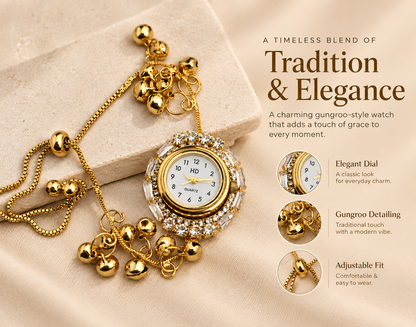 Sunehri Ghungroo Luxe Watch