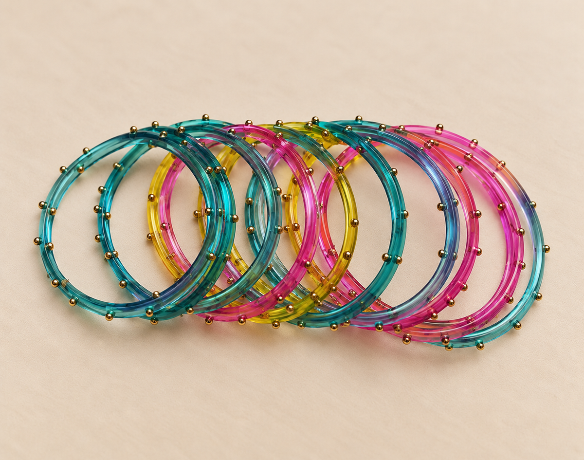 Rangrez Bangles (Set of 8)