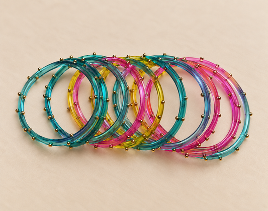 Rangrez Bangles (Set of 8)