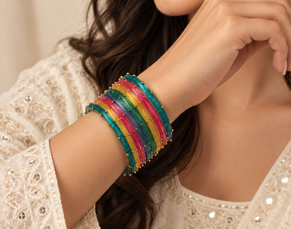 Rangrez Bangles (Set of 8)
