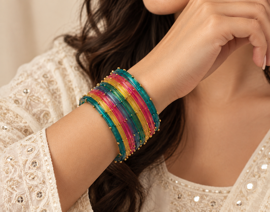 Rangrez Bangles (Set of 8)