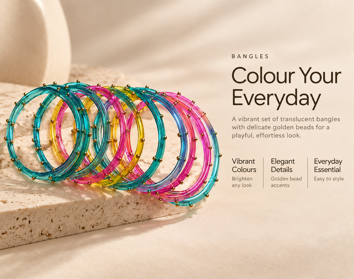 Rangrez Bangles (Set of 8)