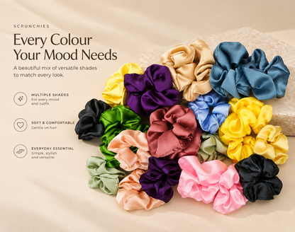 Satin Luxe Scrunchies