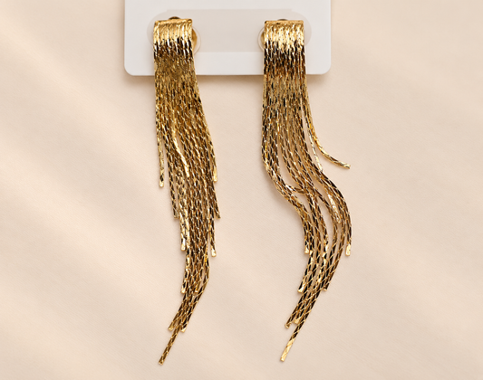 Golden Dazzle Earrings