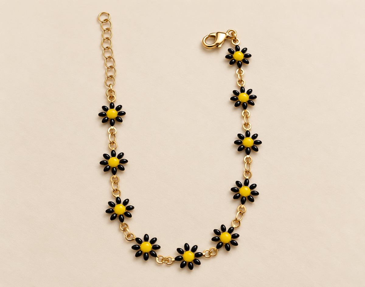 Black Aurelia Chain Bracelet