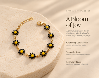 Black Aurelia Chain Bracelet