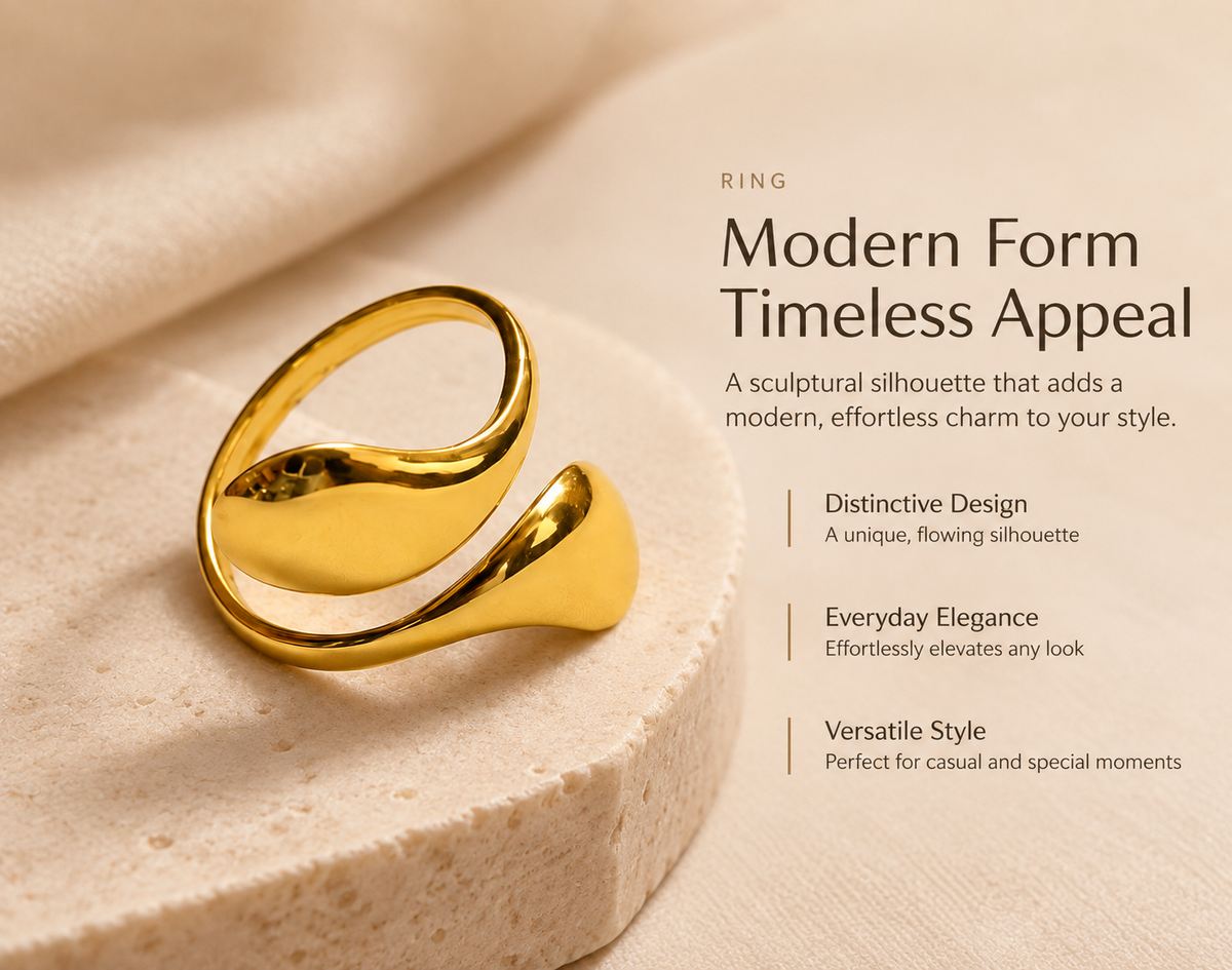 Gold Embrace Ring