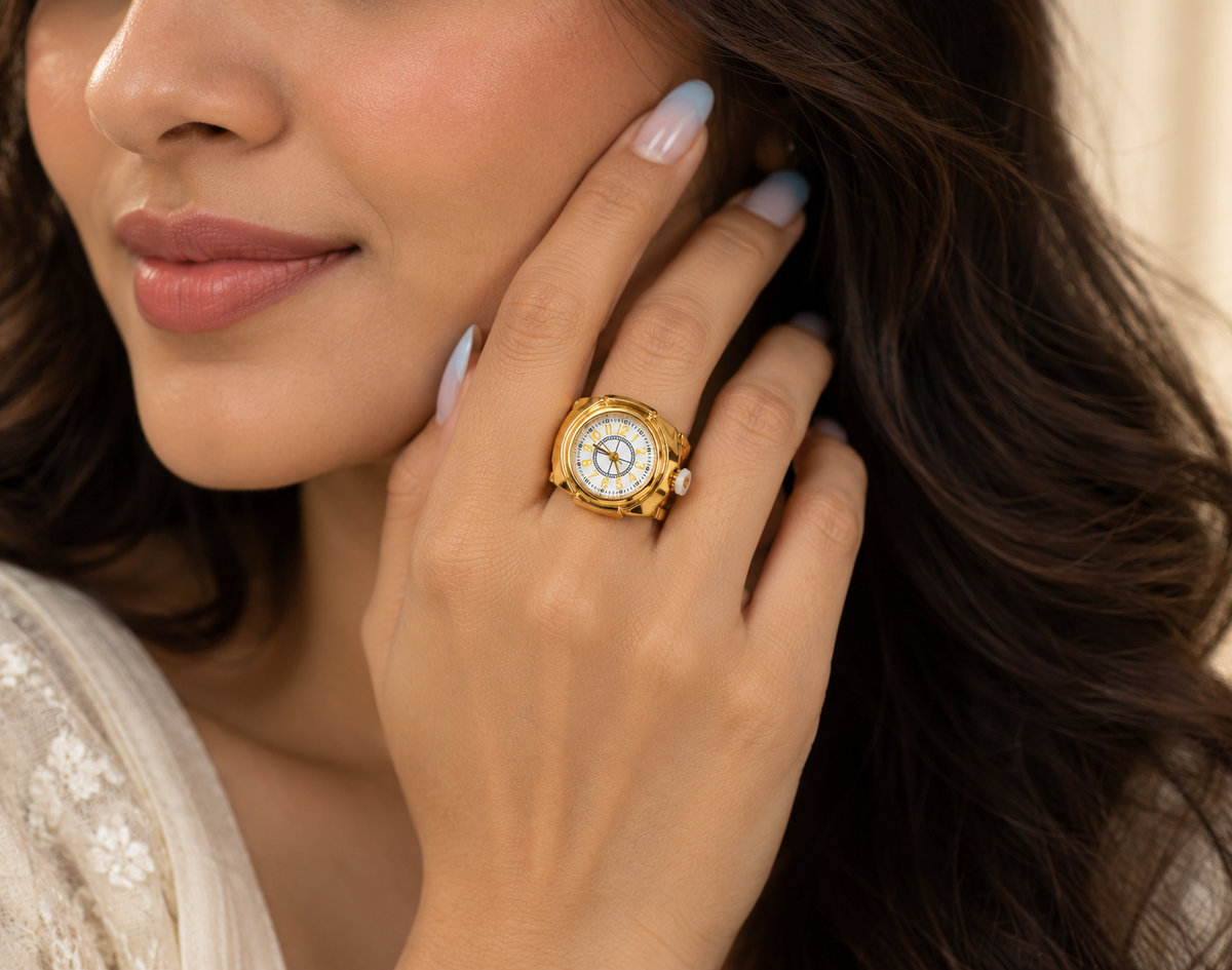 Money O'clock Ring