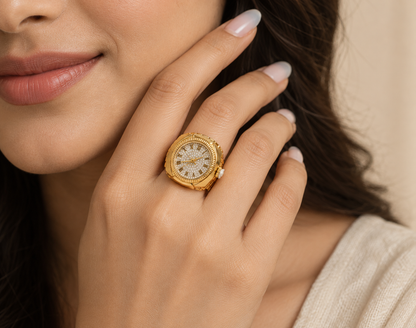 Regal Roman Watch Ring
